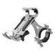 thumbnail image 2 of Soporte para teléfono móvil Advancent para manillar de bicicleta aleación de aluminio Plata 360 grados giratorio, 2 of 6