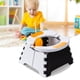 thumbnail image 5 of Asiento de entrenamiento para orinal plegable portátil ños y niñas, fácil de , para interiores y exteriores, múltiples funciones, blanco BLESIY Inodoro plegable, 5 of 8