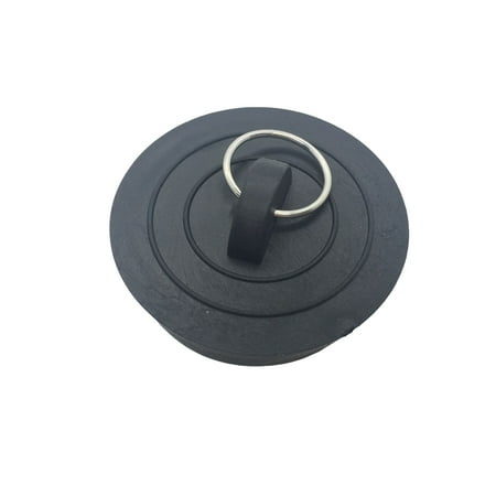 

Linyer Kitchen Sink Stopper Portable Replacement Household Hotel Dirt-proof Leakproof Bathroom Toilet Drain Bung with Pull Ring 4.3cm