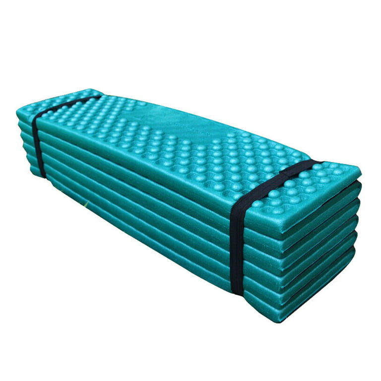 Mountaineering Foldable Foam Mat Waterproof Moisture-proof Pad Closed Cell Foam Camping Sleeping Pad, Adult Unisex, Size: One size, Green