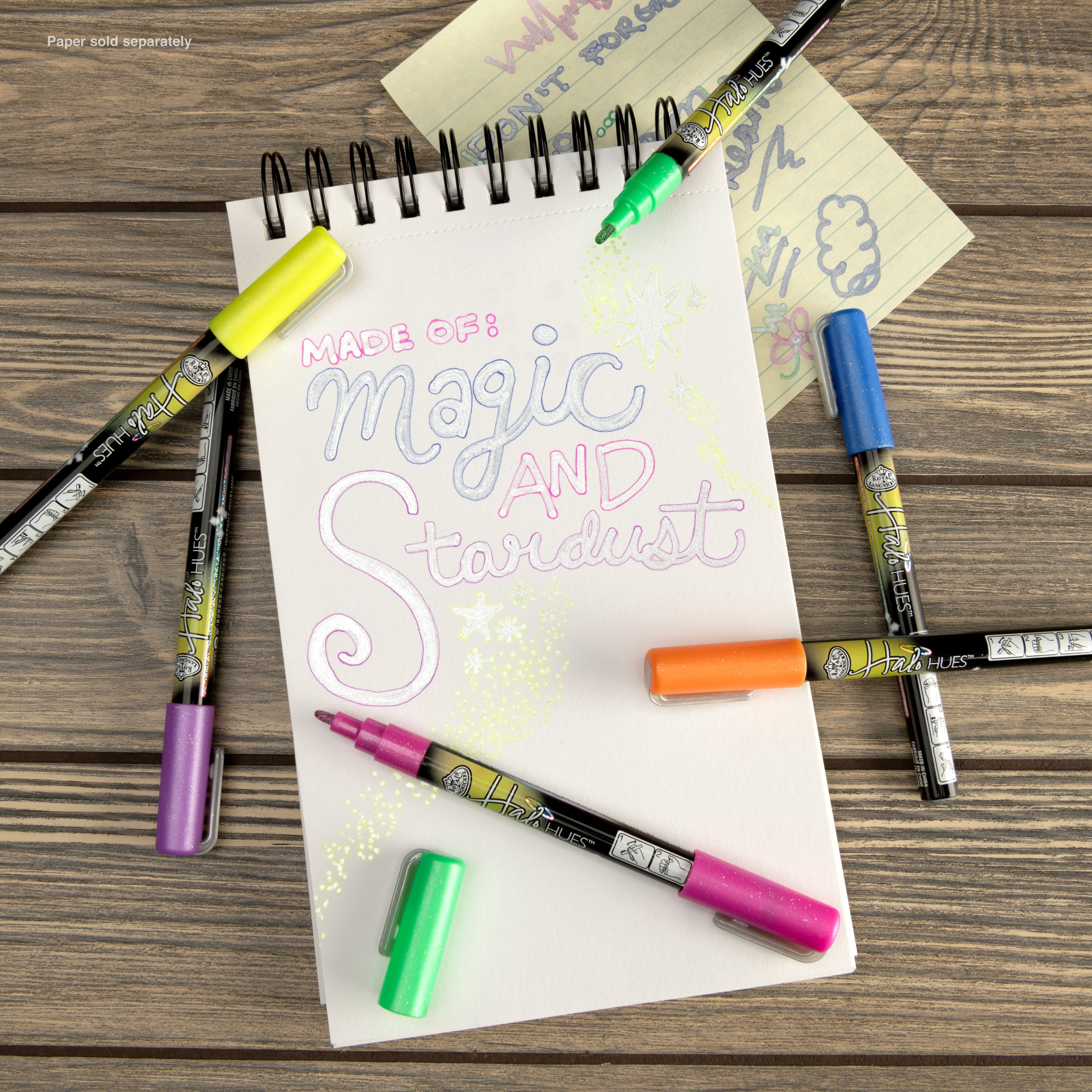 Royal & Langnickel - 6pc 2MM Outline Marker Set, Halo Hues