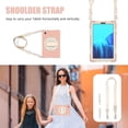 thumbnail image 3 of For Samsung Galaxy Tab A7 Lite Case 8.7 inch SM-T220/T225/T227, 360 Hand Strap, Shoulder Strap, Kickstand, Rugged Drop Protection, Cherry Pink, 3 of 7