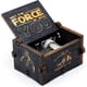 thumbnail image 1 of 2025 2024 Star Wars Themed Black Wood Music Box with Carved Design, 1 of 3