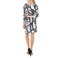 thumbnail image 4 of Women's 3/4 Sleeve Geometric Print Dress, 4 of 4