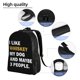 thumbnail image 4 of Beber Me gusta el whisky y los puros y tal vez 3 personas Mochila para portátil, bolso de viaje, mochila informal para la universidad, mochila negra para el trabajo y los negocios, regalo para, 4 of 5