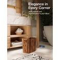 thumbnail image 5 of 3 Gallons Rectangular Wastebaskets - Acacia Wood Waste Basket with Handles - Small Trash Can for Bathroom - Brown Garbage Bin for Spa Bathroom Decorative, Kitchen Counter, Living Room (Walnut), 5 of 5