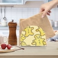 thumbnail image 6 of Yellow Gingerbread Man Thick U Shape Acrylic Napkin Holder Non Slip Space Saving for Kitchen, 6 of 9