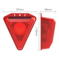 thumbnail image 4 of Luz 129dB de luz y sonido para seguridad en el hogar Flash IP55 Impermeable PIR Sensor de movimiento Luz estroboscópica Sensor de shamjiam alarma de luz y sonido, 4 of 8