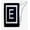 E, variant on Simply Daisy Modern Monogram 18 x 29 inch B Laundry Bag