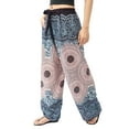 thumbnail image 6 of Women's Harem Elephant Pants - Bamboo Fabric, Elastic Waistband with Bow-tie - One Size, 6 of 6