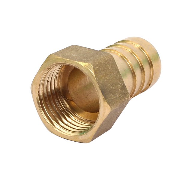 Unique Bargains 1/2BSP Female Thread 16mm Hose Barb Tube Fitting Coupler Connector Adapter