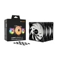 thumbnail image 3 of be quiet! LIGHT WINGS LX 120mm PWM high-speed BL124 120 mm ARGB LED Case Fan - Triple Pack, 3 of 4