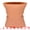 Suya Orange, variant on Unique Bargains Modern Ceramic Large Opening Flower Vase Yabai 5.6"L x 4.2"W x 6.2"H
