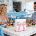 thumbnail image 4 of unbranded 2Ud Servilletas De En Metal Rosa Con Lazo Decorativo Para Cocina Y Fiesta, 4 of 8
