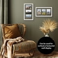 thumbnail image 6 of Americanflat 4x6 Collage Picture Frame with Shatter-Resistant Glass Fits 3 use as One 9x17 Poster Frame - White, 6 of 9