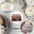 thumbnail image 3 of Small Weaving Loom Kit with 14 Hooks Portable Mini Darning Loom Speedweve Type Weave Tool Beginners Quickly Mending Loom Kit, 3 of 7