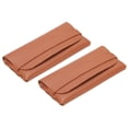 thumbnail image 1 of 2 Piezas de Fundas Suaves para Gafas, Funda de Cuero para Gafas de Sol, Bolsa Portátil para Gafas para Mujeres y Hombres (Marrón), 1 of 7