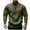Army Green, variant on Men's 1/4 Zip Fleece Hoodie Mock Neck Pullover Sweatshirt Tactical Long Sleeve Golf Fishing Sports Shirt