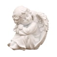 thumbnail image 4 of Estatua de ángel rezando, adorno de figura de resina de ángel, figura de ángel de resina, escultura de ángel, para decoración de patio, porche, césped Estilo B, 4 of 8