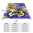 thumbnail image 3 of Splatoon Fleece Throw Blankets, Super Soft Flannel Cozy Blankets for Adults, Washable Lightweight Blanket for Couch Sofa Bed Office, Warm Plush Blankets for All Season, 3 of 8