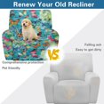 thumbnail image 4 of Kuiaobaty Butterfly Pattern Reclining Slipcover 1 Seater Recliner Chair Cover Large with Pocket Breathable Reclining Sofa Slipcover Durable Recliner Couch Cover with Pocket for Living Room, 4 of 8