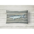 thumbnail image 2 of Carolines Treasures 8490PW1216 Fish Mullet Canvas Fabric Decorative Pillow, 12H x16W, multicolor, 2 of 3
