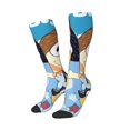 thumbnail image 2 of Saiise Bluey Funny Socks Men Women Boys Kids Adults Novelty Graphic Crew Tube Socks Crazy Design Casual Dress Socks for Sports,Running,Travel, 2 of 7