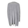 thumbnail image 6 of Outfmvch sweaters for women Open Front Crochet Knit Cardigan Sweater Loose Outwear womens tops womens sweaters Grey, 6 of 9