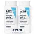 thumbnail image 1 of CeraVe Gel Douche SA pour Peau Rugueuse et Bosselée 10 oz (Lot de 2), 1 of 4