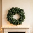 thumbnail image 5 of 16" Canadian Pine Artificial Christmas Wreath, Faux Pine Christmas Wreath, Seasonal Indoor Home Decor, 5 of 9