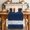 Blue, variant on Blue Plaid Table Runner 72 Inches, Country Live Love Laugh Text Star Love Heart Bed Runner Dresser Scarves Tabletop for Indoor Outdoor Parties/Ceremony/Banquet, 16" x 72"