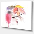 thumbnail image 2 of Eye Lash Face Woman Cosmetic - Portrait Canvas Art Print, 2 of 4