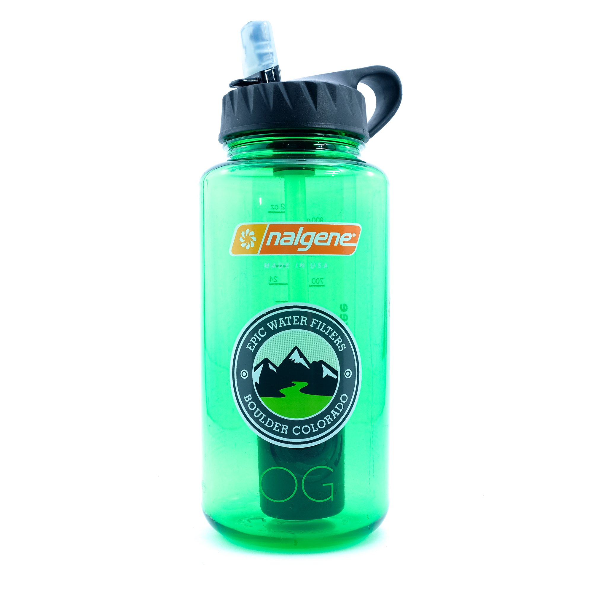 Epic Nalgene OG Water Filtration Bottle Wide Mouth 32 oz American