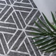 thumbnail image 6 of Unique Loom Matrix Trellis Collection Area Rug - Motif (5' 3" Square Gray/Ivory), 6 of 10