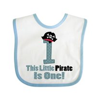 Inktastic Pirate 1st Birthday Boys Baby Bib