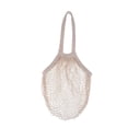thumbnail image 2 of CHENjy Reusable Mesh Grocery Bag, Cotton String Produce Bag with Long Handles, Farmers Market Tote Holds 40 lbs for Vegetables and Storage, Silver, 2 of 7