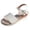 Beige, variant on Women's Wedge Platform Sandals Espadrilles Dressy Comfortable Summer Shoes Open Toe Ankle Strap Buckle Breathable Boho Heels Beige Size 8.5