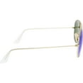thumbnail image 3 of Ray-Ban RB3025 Classic Aviator Sunglasses, 55MM, Flash Lens, 3 of 3