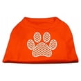 thumbnail image 1 of Chevron Paw Screen Print Shirt Purple Med (12), 1 of 1