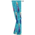 thumbnail image 2 of Disney  Frozen Swirl 63" Decorative Drapes Set, 2 of 4
