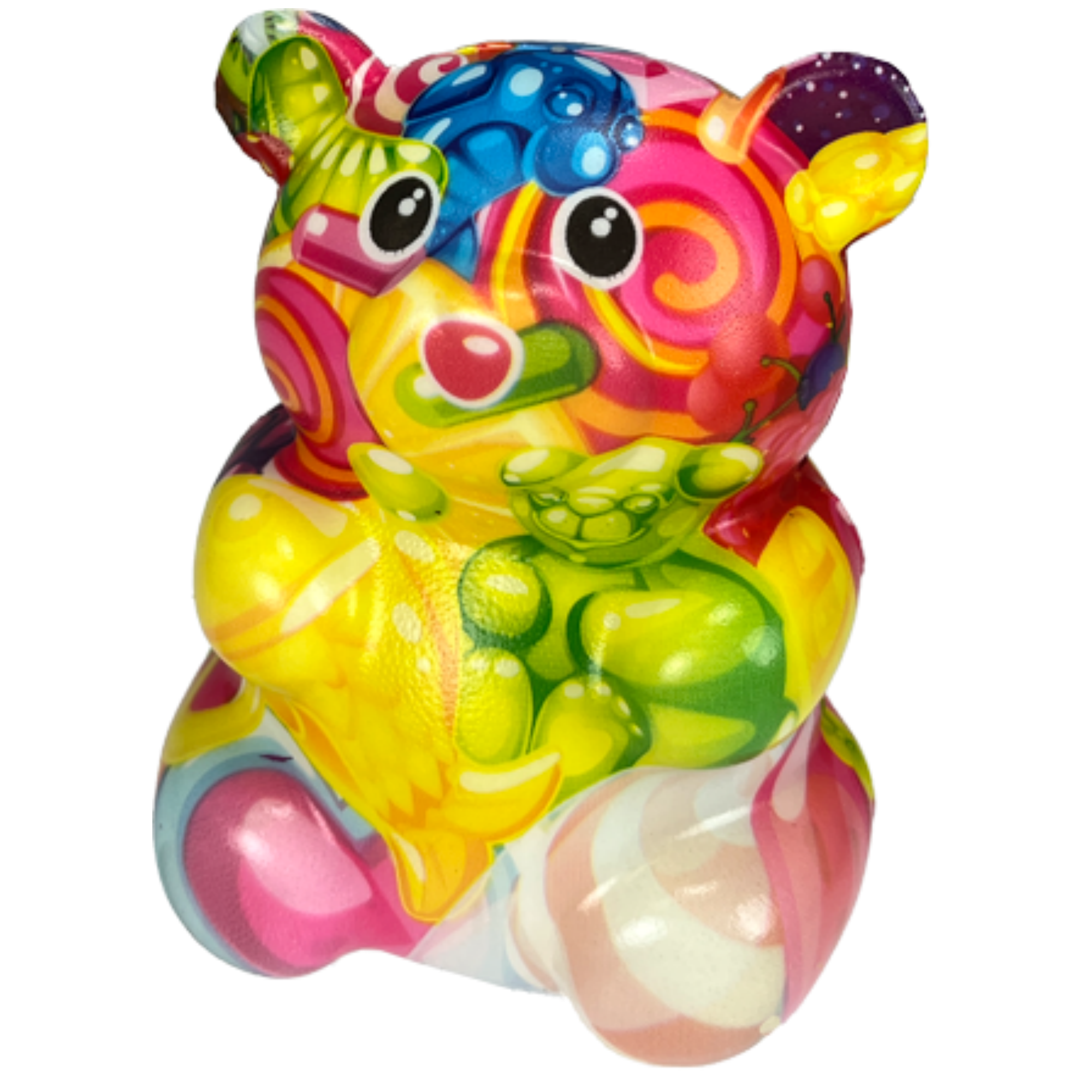 Ja-Ru Graffiti Bear Slow-Rise Foam Novelty Toy Child Age 3+, Multi-Color