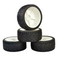 thumbnail image 2 of RC 1/8 Tires Tyres 100mm & Wheels Rims Hex 17mm For RC HPI On-Road Car 4PCS, 2 of 4