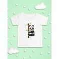 thumbnail image 3 of Panda Bear Climbibg Bamboo T-Shirt Infant -Image by Shutterstock,  12 Months, 3 of 4