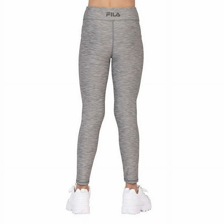 Buy Fila women capri plain leggings melange grey Online