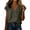 Army Green, variant on Breezora Women's Ruched Side Tie Wrap Tank Top - V Neck Sleeveless Cotton Linen Blouse, Loose Fit Summer Vacation Tops for Beach and Travel