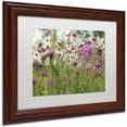 thumbnail image 2 of Trademark Fine Art "Field of Purple" Canvas Art by Beata Czyzowska Young, White Matte, Wood Frame, 2 of 4