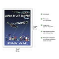 thumbnail image 2 of Japan by Jet Clipper - Koinobori (Carp Streamers) - Vintage Airline Travel Poster by Aaron Fine c.1960s - Bamboo Fine Art 290gsm Paper Print (Unframed) 24x32in, 2 of 4