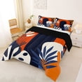 thumbnail image 2 of Erosebridal Palm Monstera Leaf Queen Comforter Set,Cartoon Tropical Plant Bedding Comforter Set For Men Women, Reversible 3 Pieces, 2 of 7