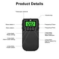thumbnail image 4 of Portable AM FM SW Radio, TSV Battery Operated Transistor Radio with Excellent Reception for Outdoor, 4 of 6