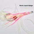 thumbnail image 3 of 2Pcs Fake Soft Bait Silicone Squid Skirts Simulation Luminous Squid Bait Slow Jigging Assist Fishing Hook for Sea Fishing, 3 of 7
